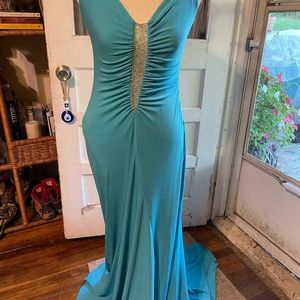 beaded Jovani mermaid gown